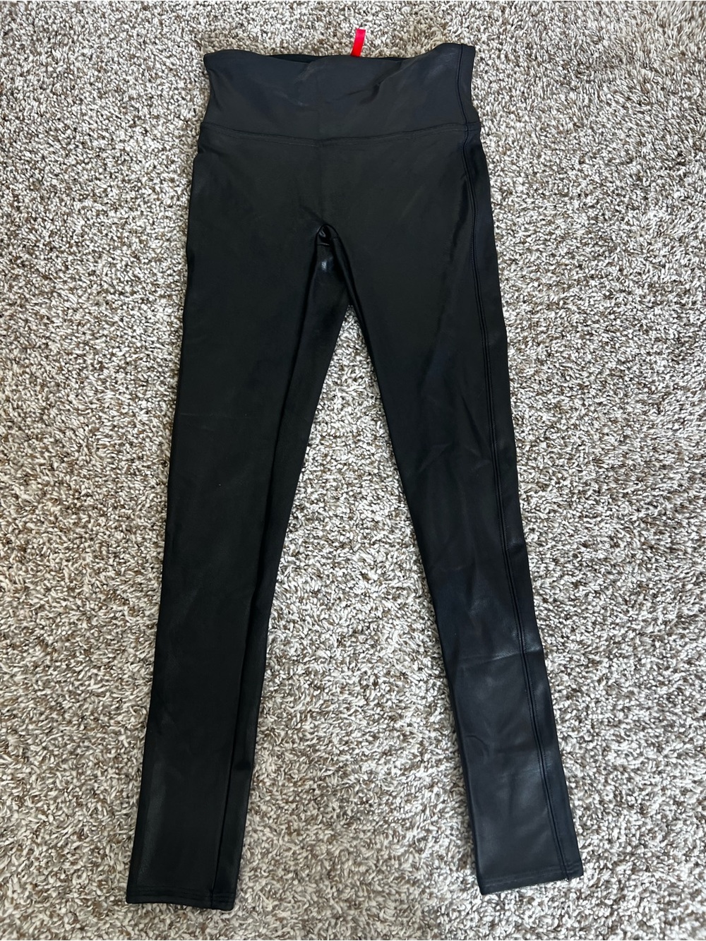 SPANX Black High-Waist Shaping Leggings Sz SP